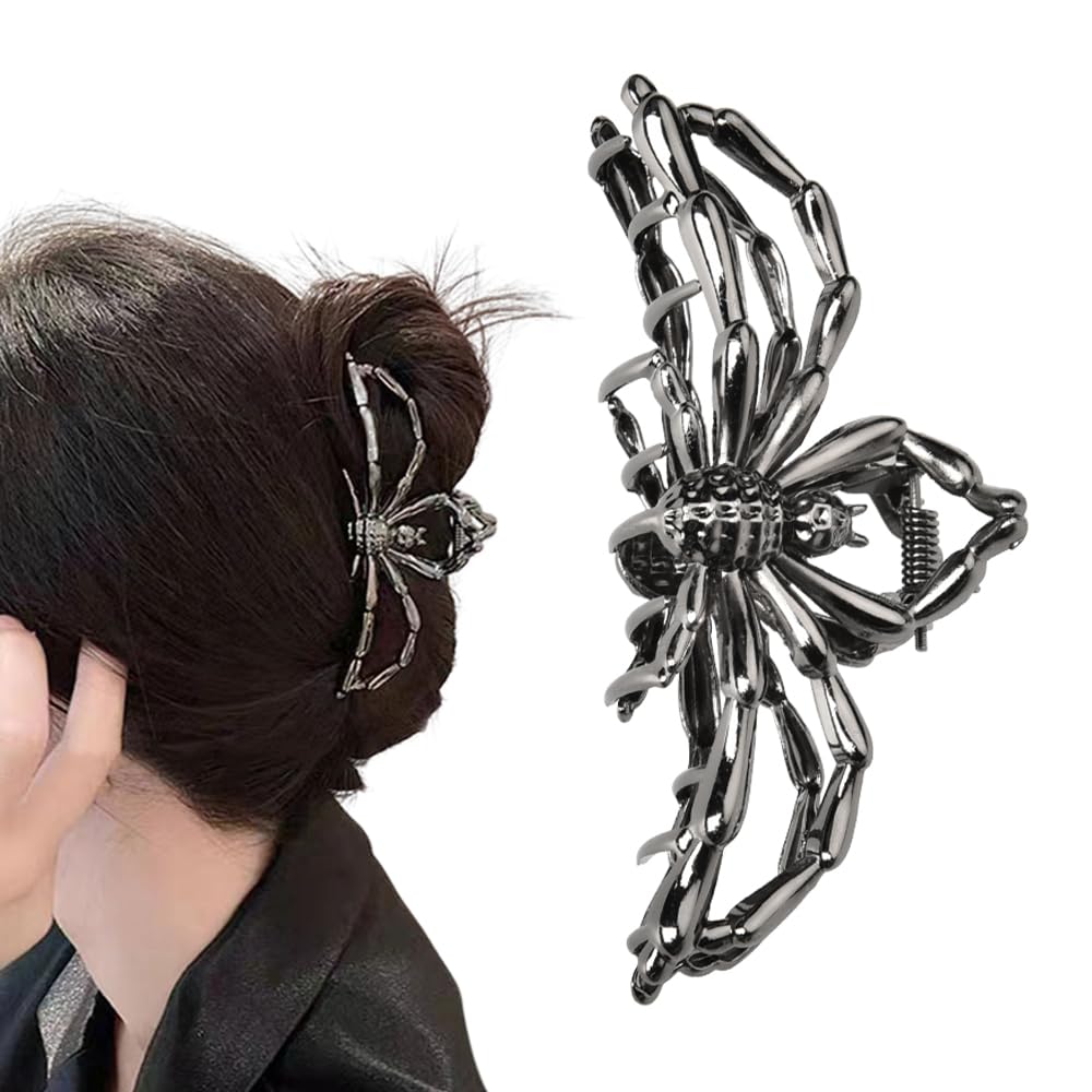 Amazon.com : Xiyantiji Black Spider Large Hair Clip for Thick Long
